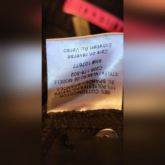 * * ALICE + OLIVIA BLACK JEANS - Picture 6 of 10